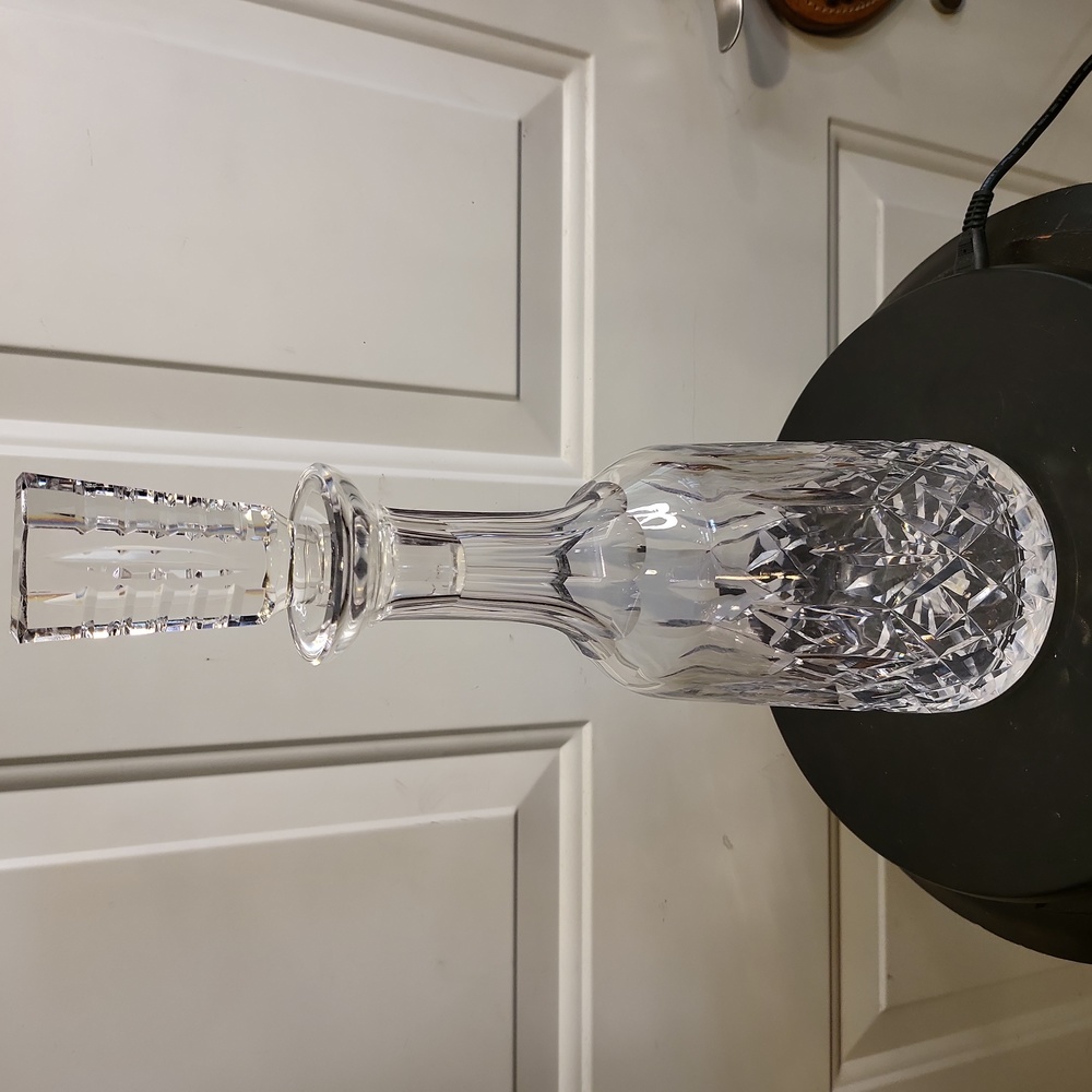 Waterford Crystal Lismore Cut Crystal Decanter Vintage 15.4" - Picture 5 of 14